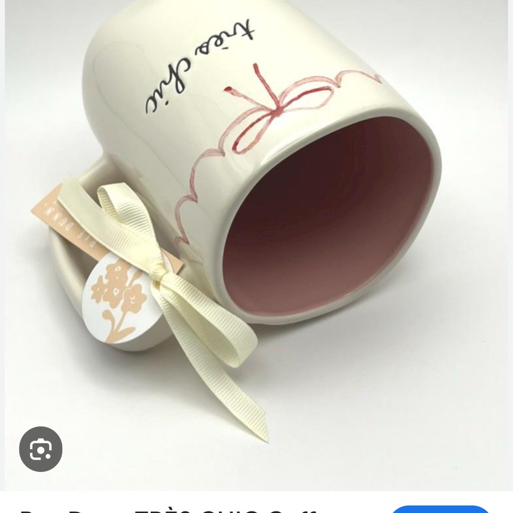 Rae Dunn Set of  Two 
Très Chic Mugs - Picture 4 of 6